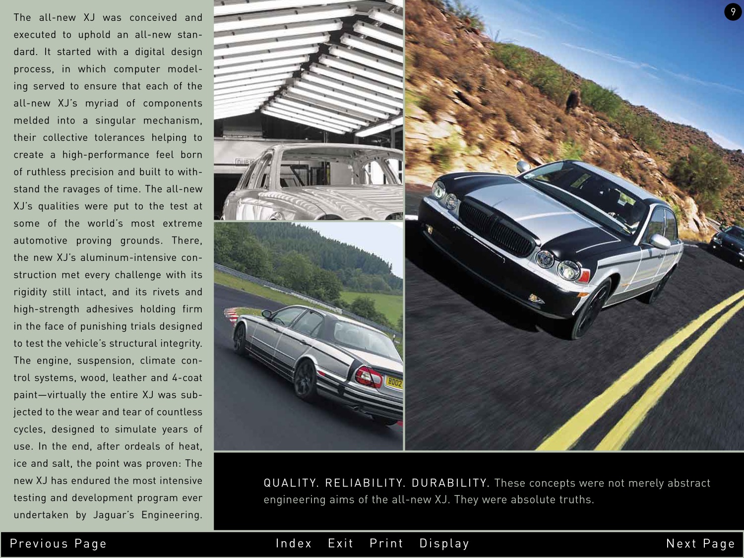 2004 Jaguar XJ Brochure Page 12